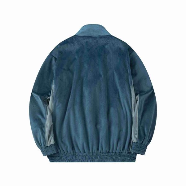 Олимпийка велюровая Puff темно-синяя - фото 2