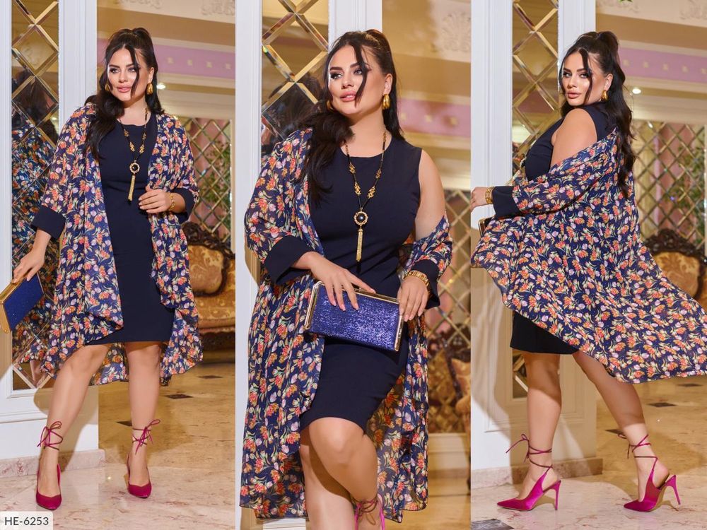 Платье HE-6254 Фабрика Моды