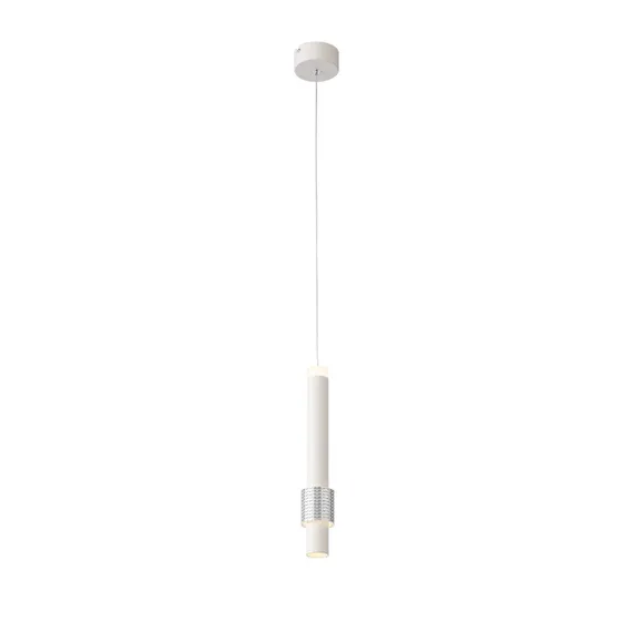 SL1591.503.01 Светильник подвесной ST-Luce Белый, Алюминиевый/Белый LED 1*6W 3000K Подвесные светильники