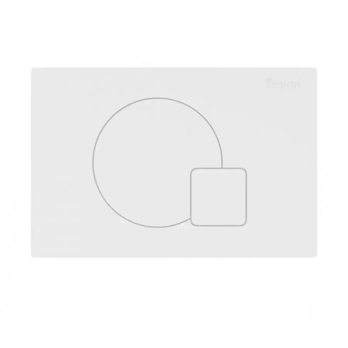 Клавиша смыва Teymi Ellie, двойной смыв, белый матовый T70024WM