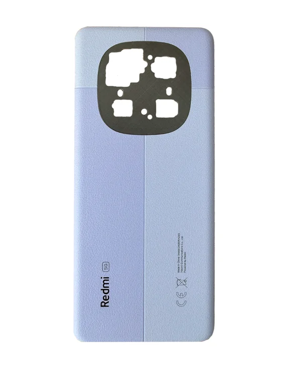 Задняя крышка для Xiaomi Redmi Note 14 Pro 5G пурпурная (Aurora Purple) без стекла камеры