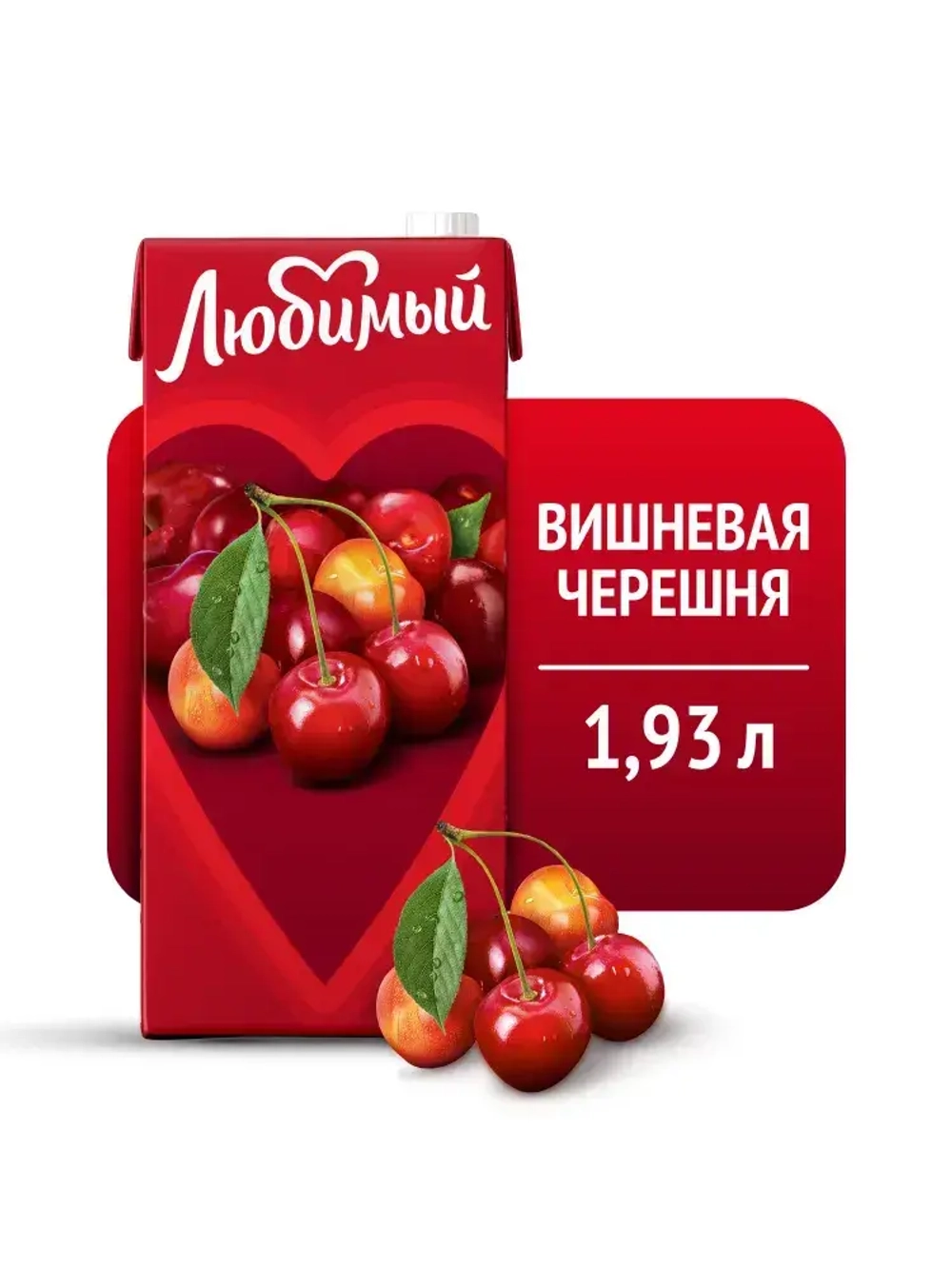 Напиток сокосодержащий Любимый Вишнёвая Черешня, 1,93 л