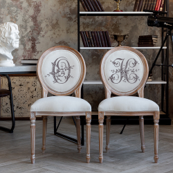 Стул Объект мечты Монограмма буквы K