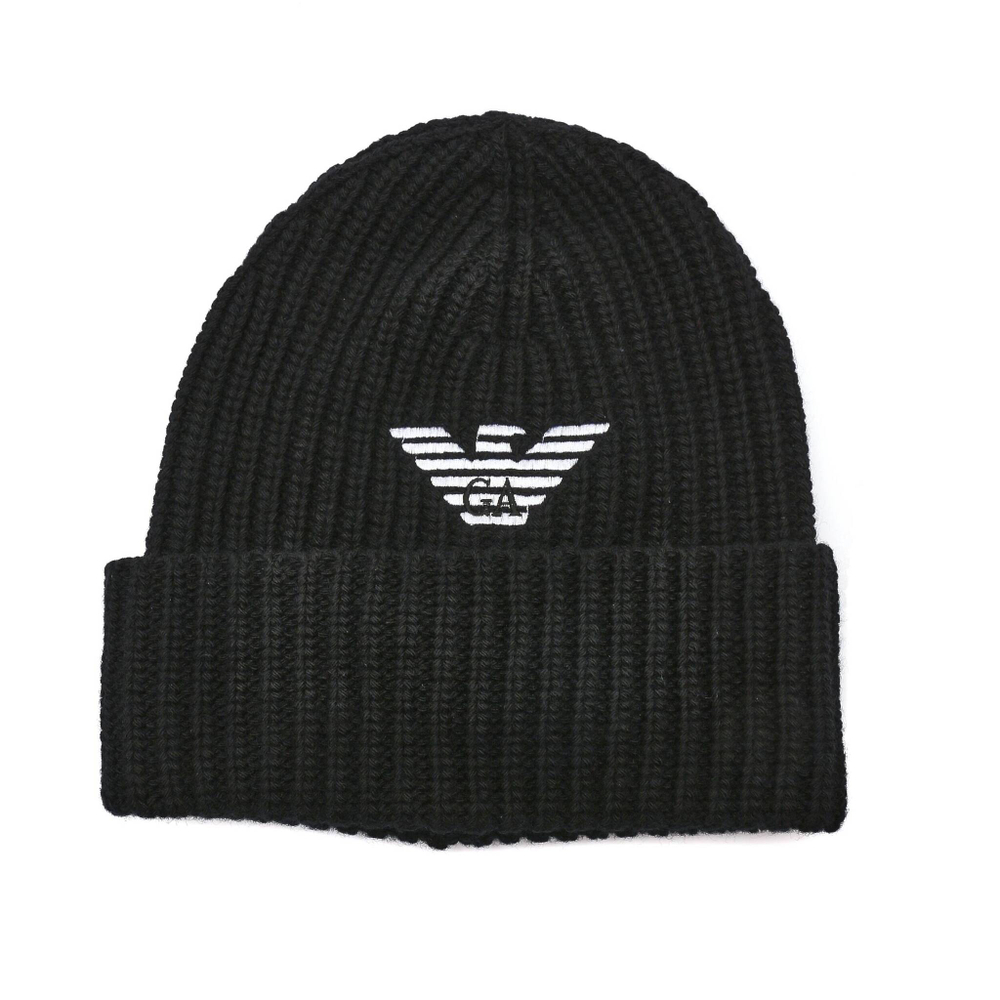 хлопковая шапка Emporio Armani - черный(627676 2F556)