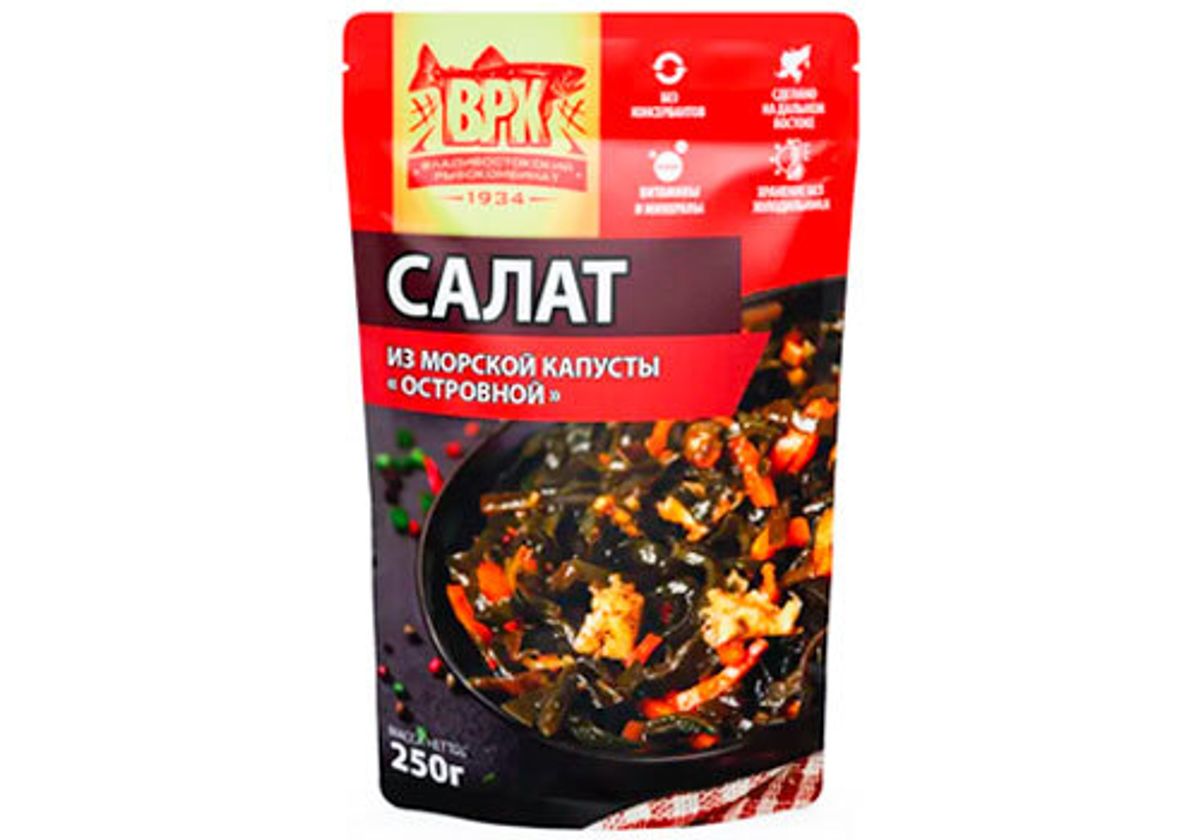 Салат из морской капусты "Островной" ВРК, 250г