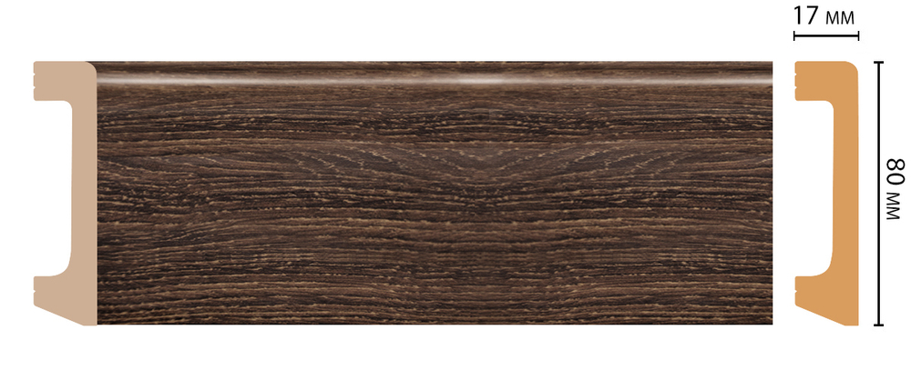 Плинтус DECOMASTER D235-81 (80*17*2400 мм)