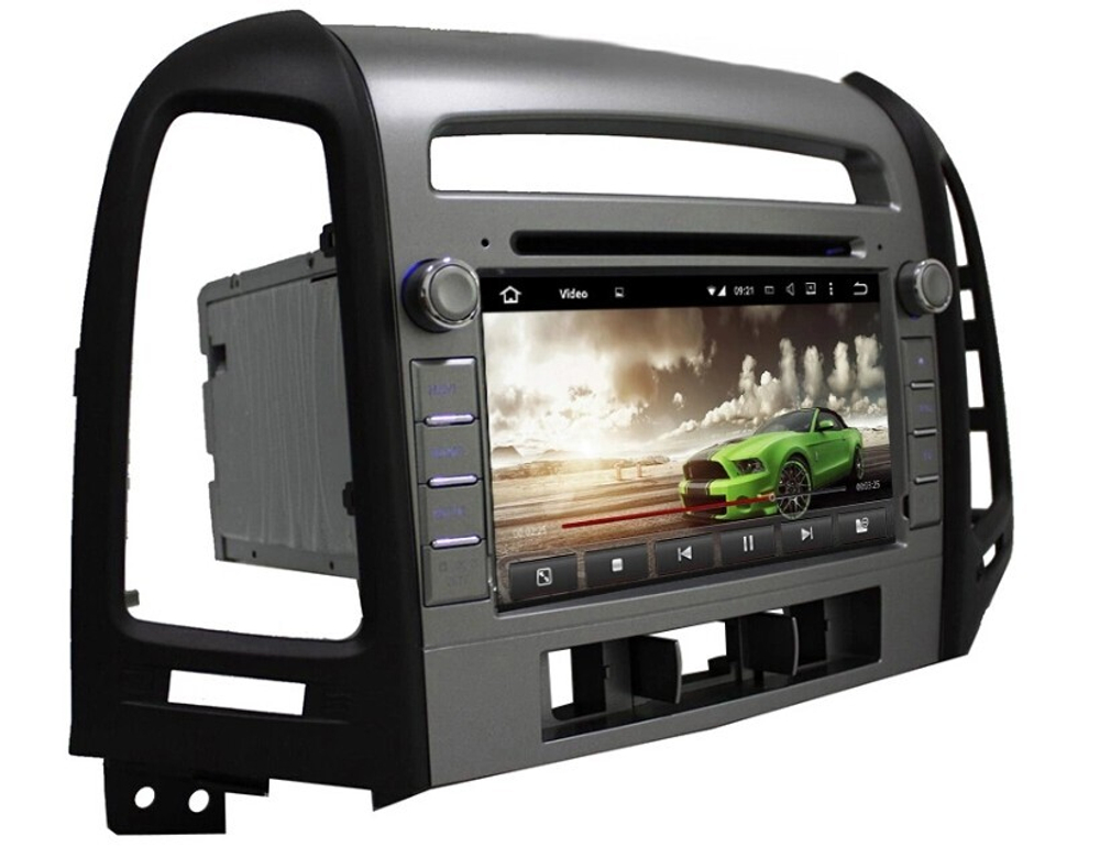 Магнитола для Hyundai Santa Fe 2010-2012 - Carmedia KD-7024-P6 на Android 10, 6-Турбо ядер, 4ГБ-64ГБ