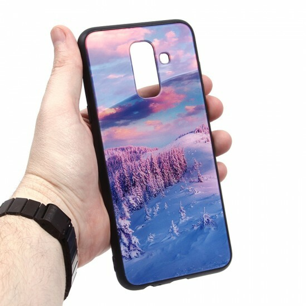 Глянцевый чехол для Samsung Galaxy J8 (2018), 010690