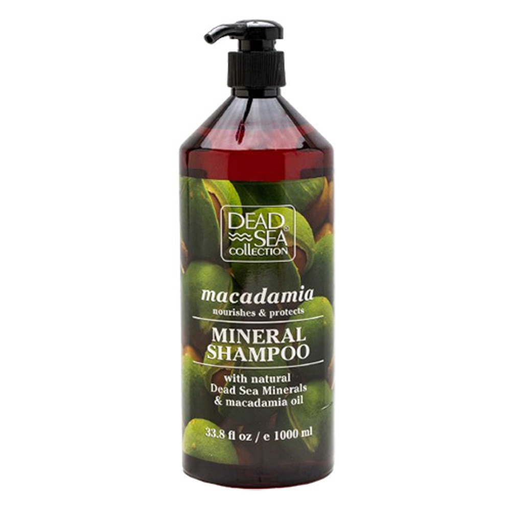 Шампунь для волос с маслом Макадамии и минералами Мертвого моря DSC Macadamia Mineral Shampoo 1л