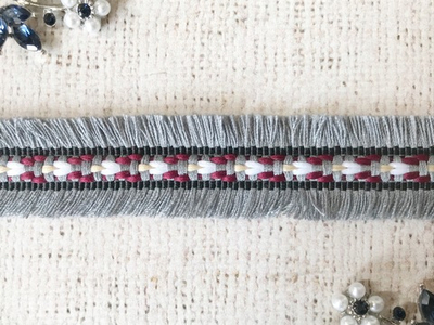 Тесьма текстиль бахрома, ш. 2,6 см