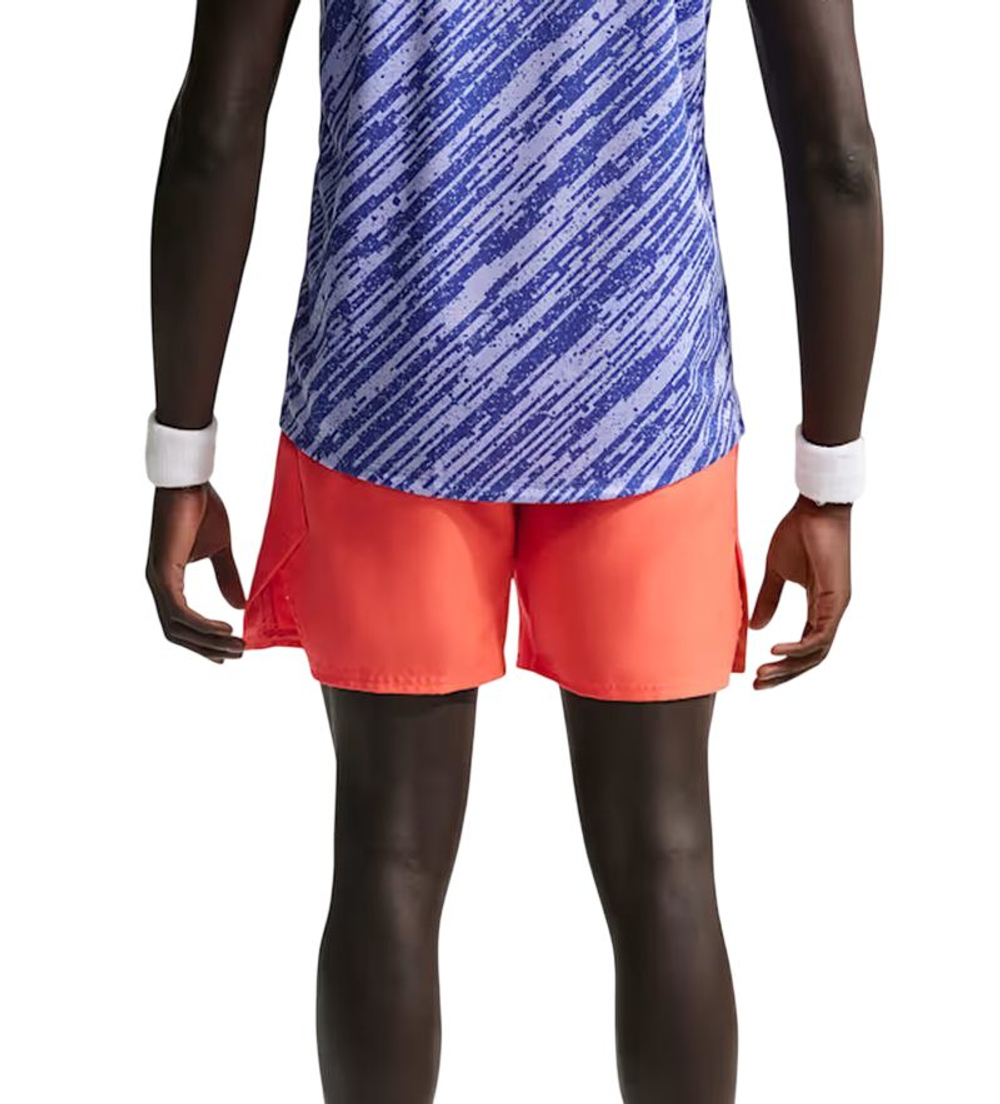 Теннисные шорты Nike Court Dri-Fit Victory 7" - turf orange/white