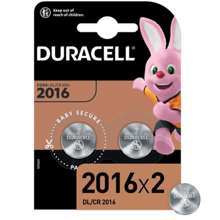 Батарейки Duracell литиевые CR2016-2BL