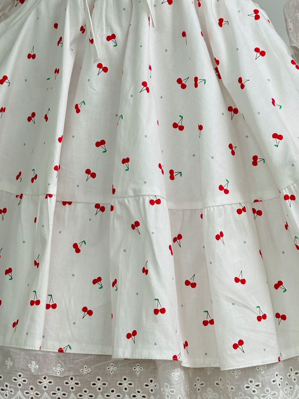 Сарафан платье летнее для девочки "Вишенки"