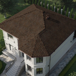 Черепица битумная гибкая Tegola COMFORT CORTINA Nocciola 432