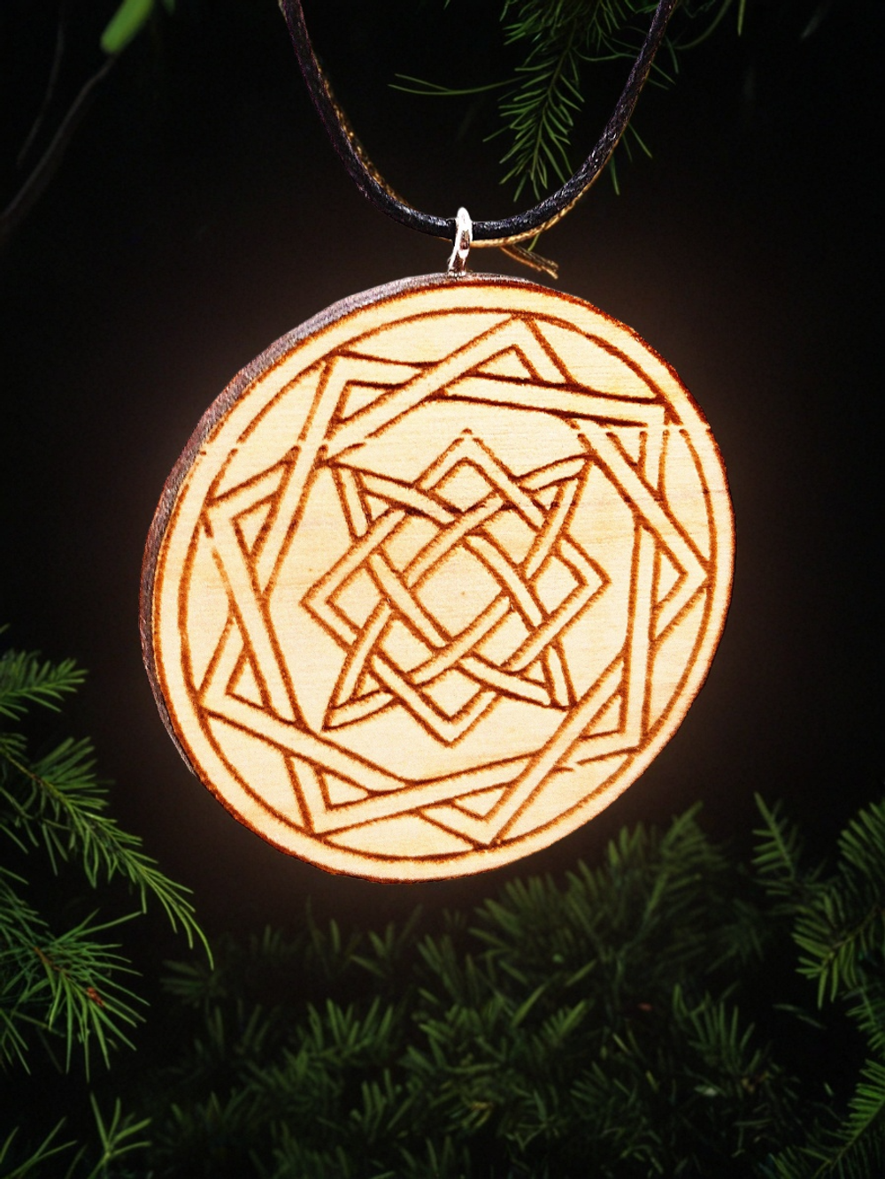 Кулон оберег Квадрат Сварога