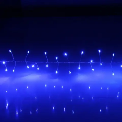 Гирлянда для дома 2,0 м 150 ламп LED «Мишура», IP-40, Синий