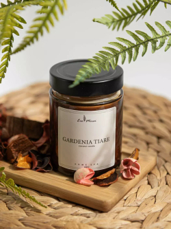 НАТУРАЛЬНАЯ КОКОСОВАЯ СВЕЧА GARDENIA TIARE