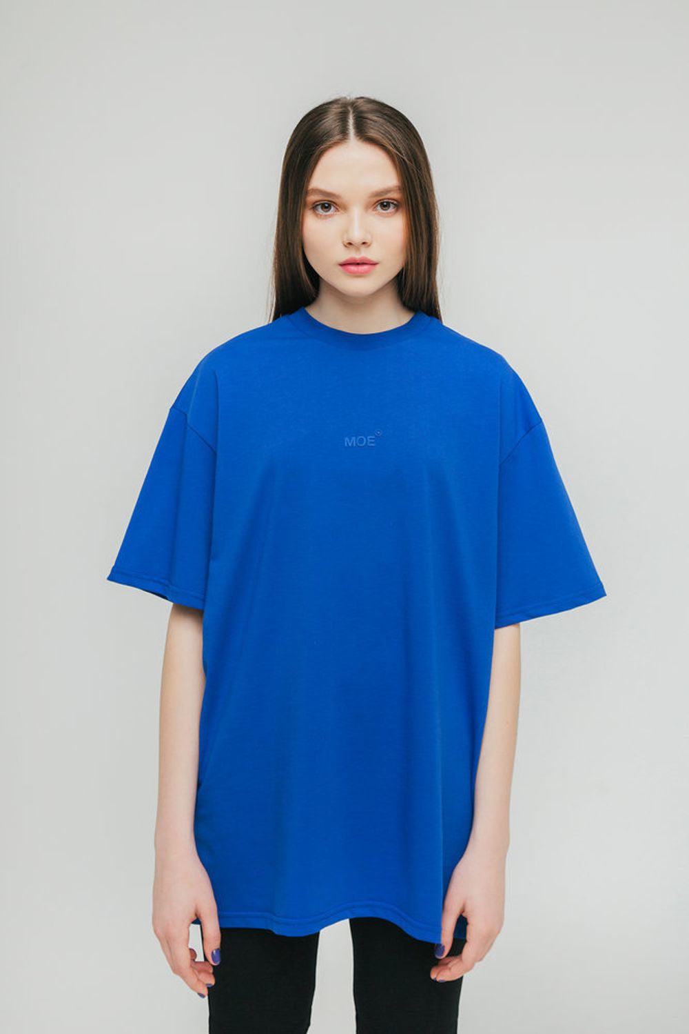 Футболка MOE Logo Синияя