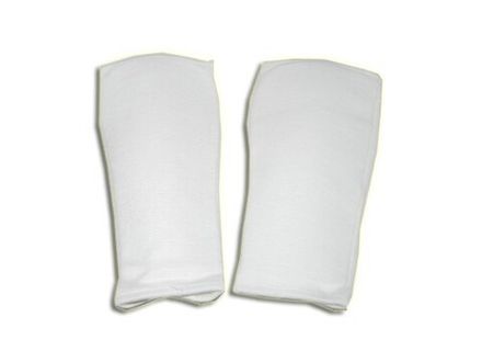 Защита руки (для единоборств, от локтя до пальцев, хлопок с эластиком, вставка поролон, цвет белый). M :(356-1-M):