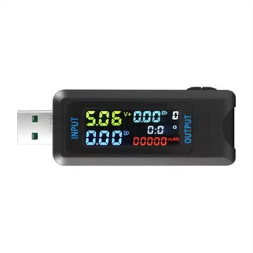 USB-измеритель напряжения, тока и емкости с цифровым дисплеем, USB-порт