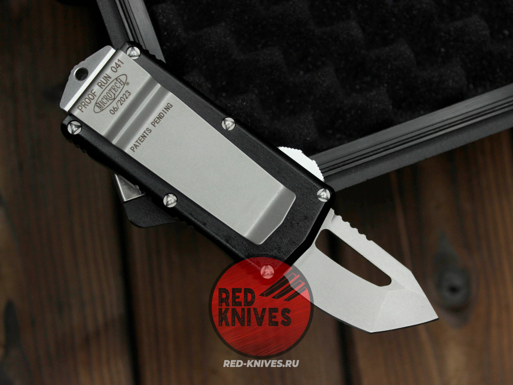 Нож Microtech Exocet T/E Memento Mori - танто клинок