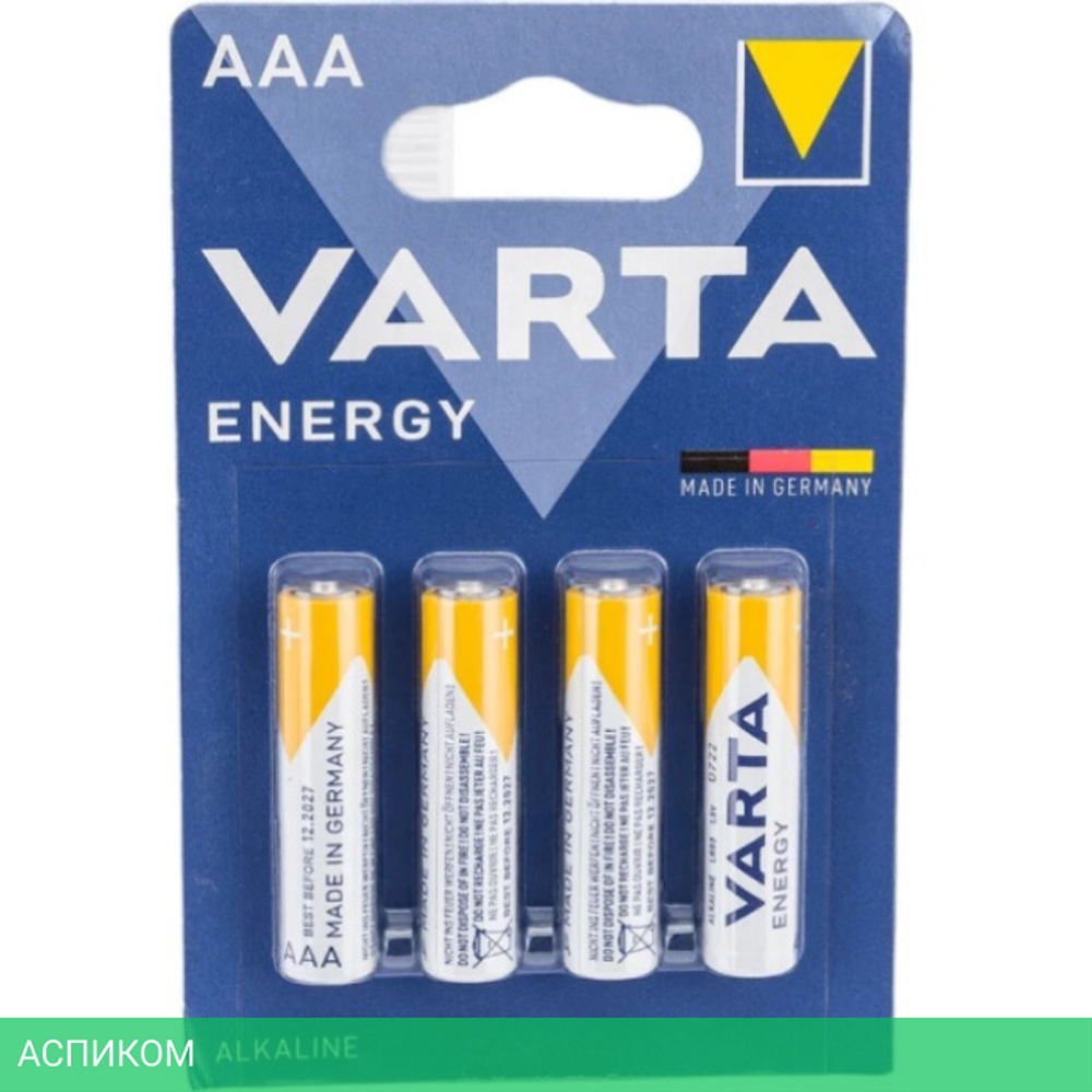 Батарейка Varta Energy 4103 AAA BL4