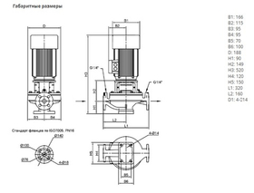 Одноступенчатый насос IPN 32/130-1,5/2