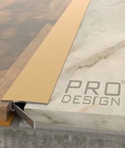 Порог алюминиевый Pro Design Doorstep 571 шампань, 1800x25x6 мм