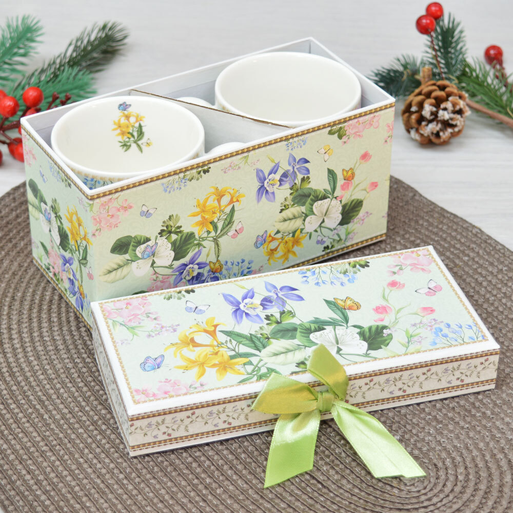 Набор кружек 2шт 220мл, в подарочной упаковке, NNPK3