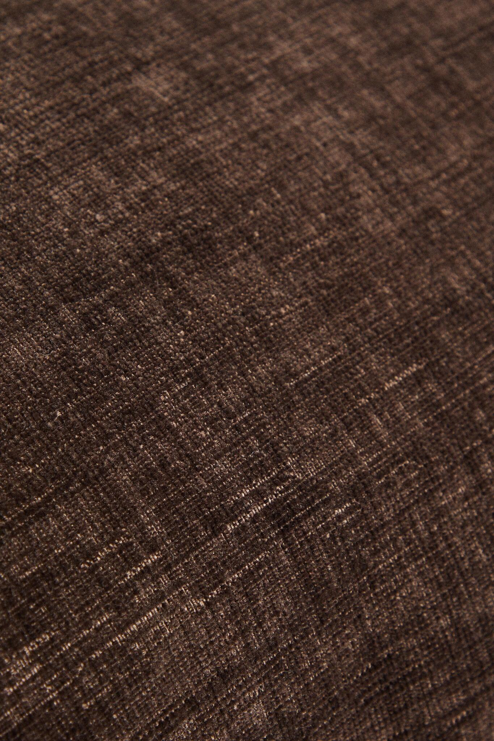 ZARA HOME ЧЕХОЛ ДЛЯ ДЕКОРАТИВНОЙ ПОДУШКИ С ВЫШИВКОЙ ИЗ СИНЕЛИ, КОРИЧНЕВЫЙ