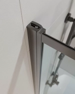 Шторка для ванны Cezares SLIDER-VF-11-90/150-C-GM оружейная сталь