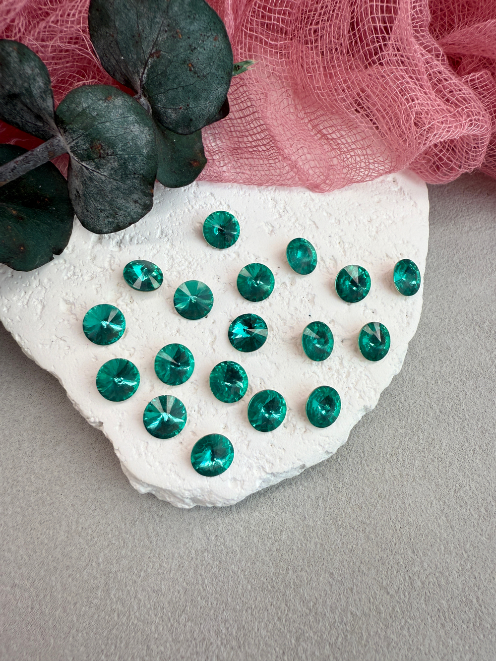 Риволь Rivoli 8 мм, Blue zircon