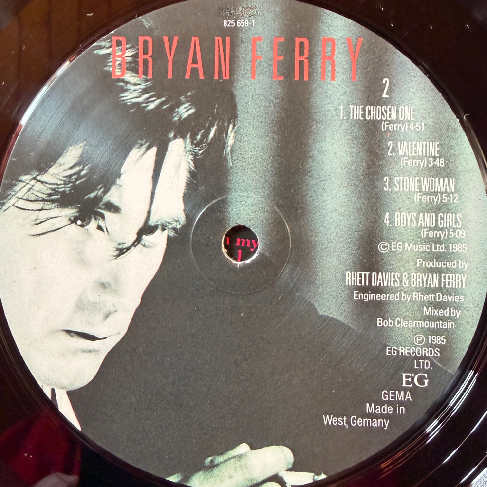 Bryan Ferry - Boys And Girls (Германия 1985г.)