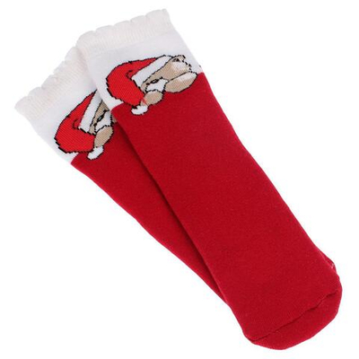 Носки для девочек С121 18р. красный, 1 шт.