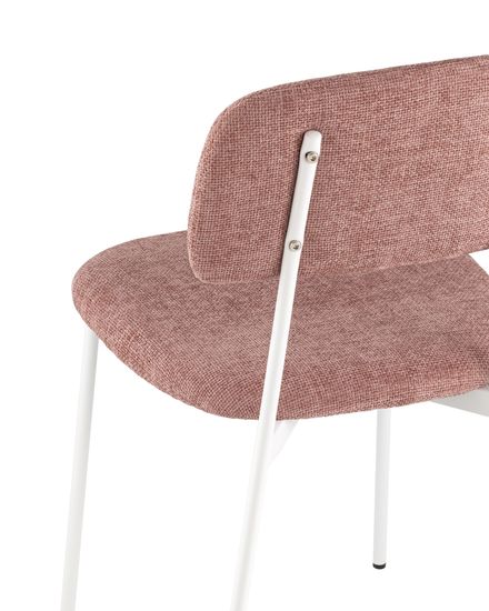 Стул Chao розовый белые ножки 4 шт.