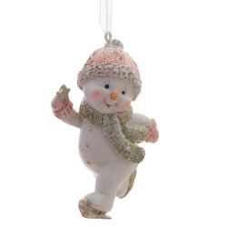 GAEM Изделие декоративное подвесное "Снеговик", L4,5 W3 H7,5 см, 2в.