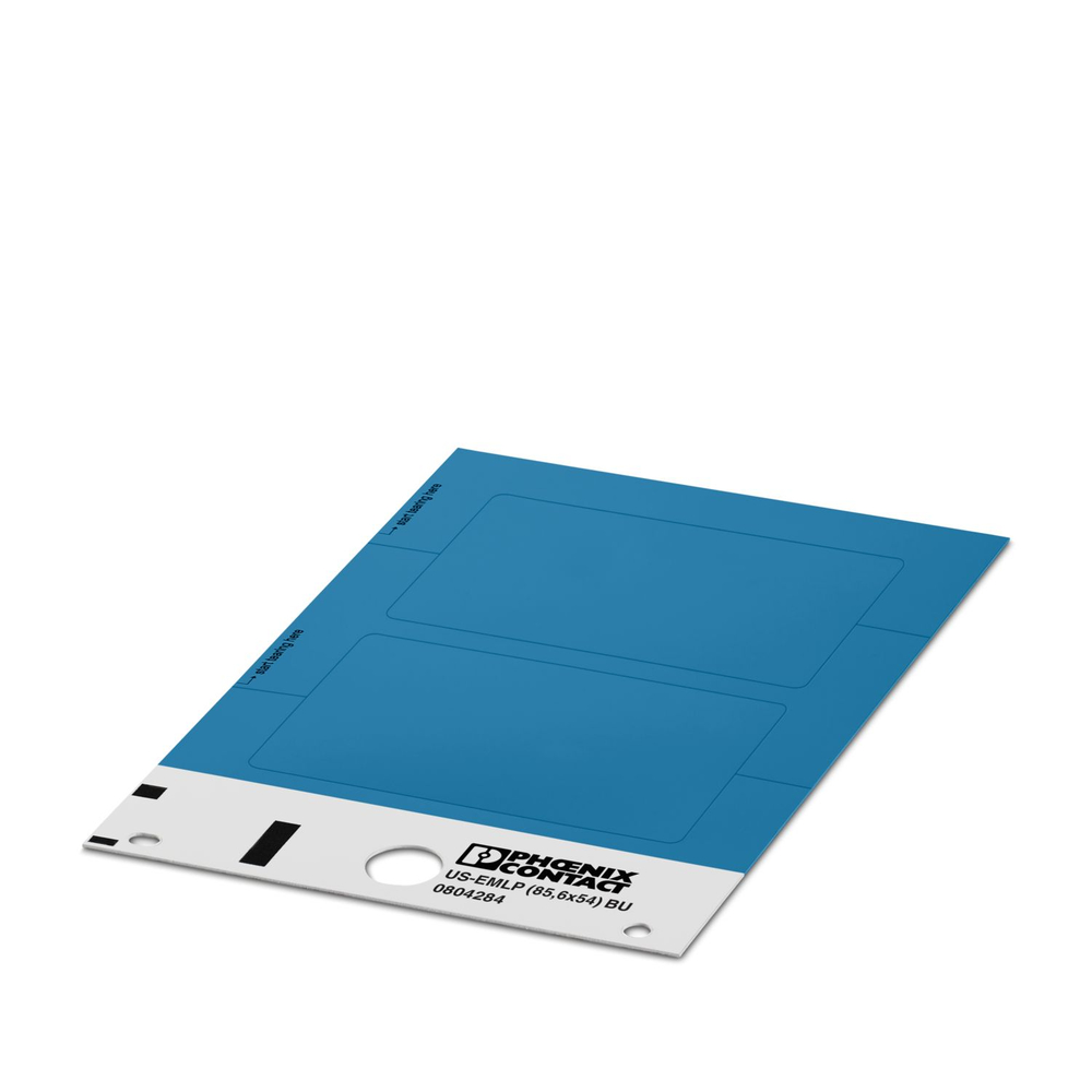 0804284 - US-EMLP (85,6X54) BU - Пластиковая табличка