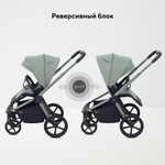 Детская коляска Rant Flex Therm Soft 3 в 1 с автокреслом Evomax Black Forest Green