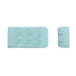 Застежка с крючками ментол 2 ряда, 33*55 мм