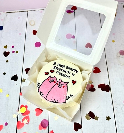 Бенто торт на важную дату