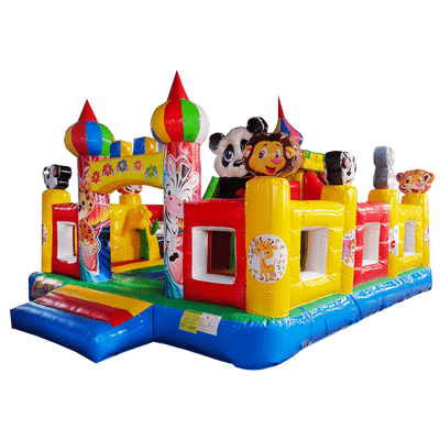 Коммерческий надувной батут "Волшебное царство", 6x5x4 м.