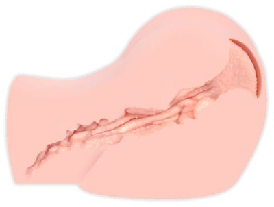 Мастурбатор-полуторс Ella без вибрации (Цвет: телесный)