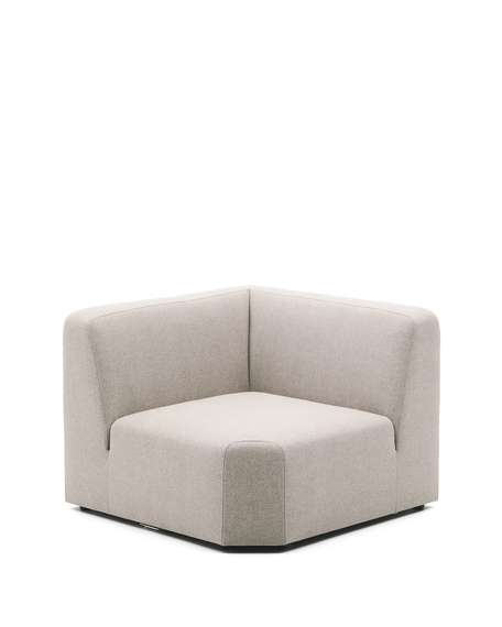 Угловой модульный диван Neom бежевого цвета 75 см