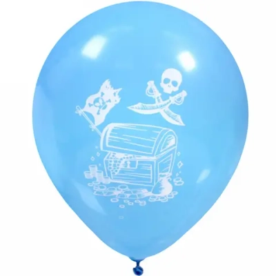 Воздушные шары 5 шт, 10»/25см «Сундук с сокровищами», (микс)