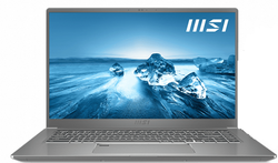 Ноутбук MSI Prestige 15 A12UC, Core i7-1280P,1.8 GHz,15.6" FHD (1920*1080),60Hz,LPDDR4 16GB,1TB M.2 PCIe SSD,RTX3050 Max-Q GDDR6 4GB,Urban Silver,1y,Win11Home 9S7-16S822-221