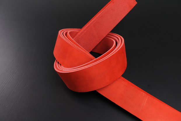 Ременная заготовка Шелк Красный