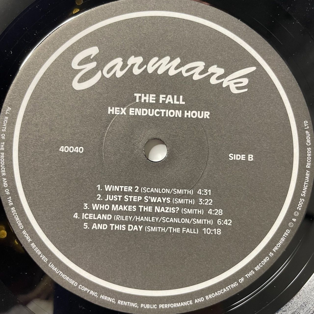Винтажная виниловая пластинка LP The Fall Hex Enduction Hour (UK 2005)