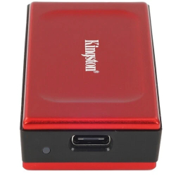 Внешний SSD диск Kingston Portable SSD 2TB XS1000R, Type-C / A, USB 3.2 Gen 2, R / W 1050 / 1000MB / s, 70x33x14mm, 29g., Red (5 лет)