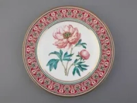 Тарелка декоративная 270 мм в подарочной упаковке, форма Европейская, рисунок Дивный Пион, арт. 81.32771.00.1