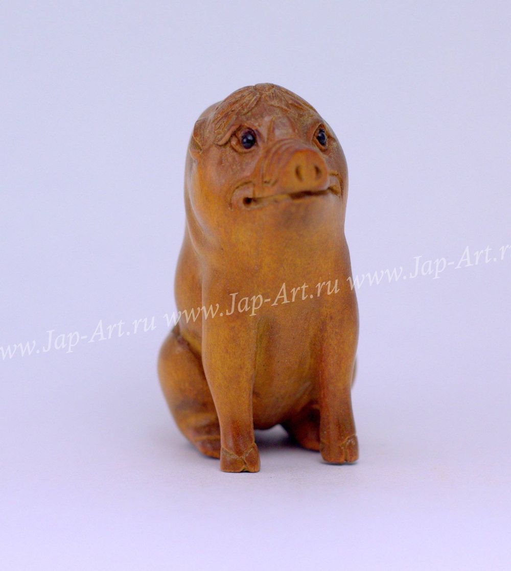 Нэцкэ Свинья - Символ 2019 года